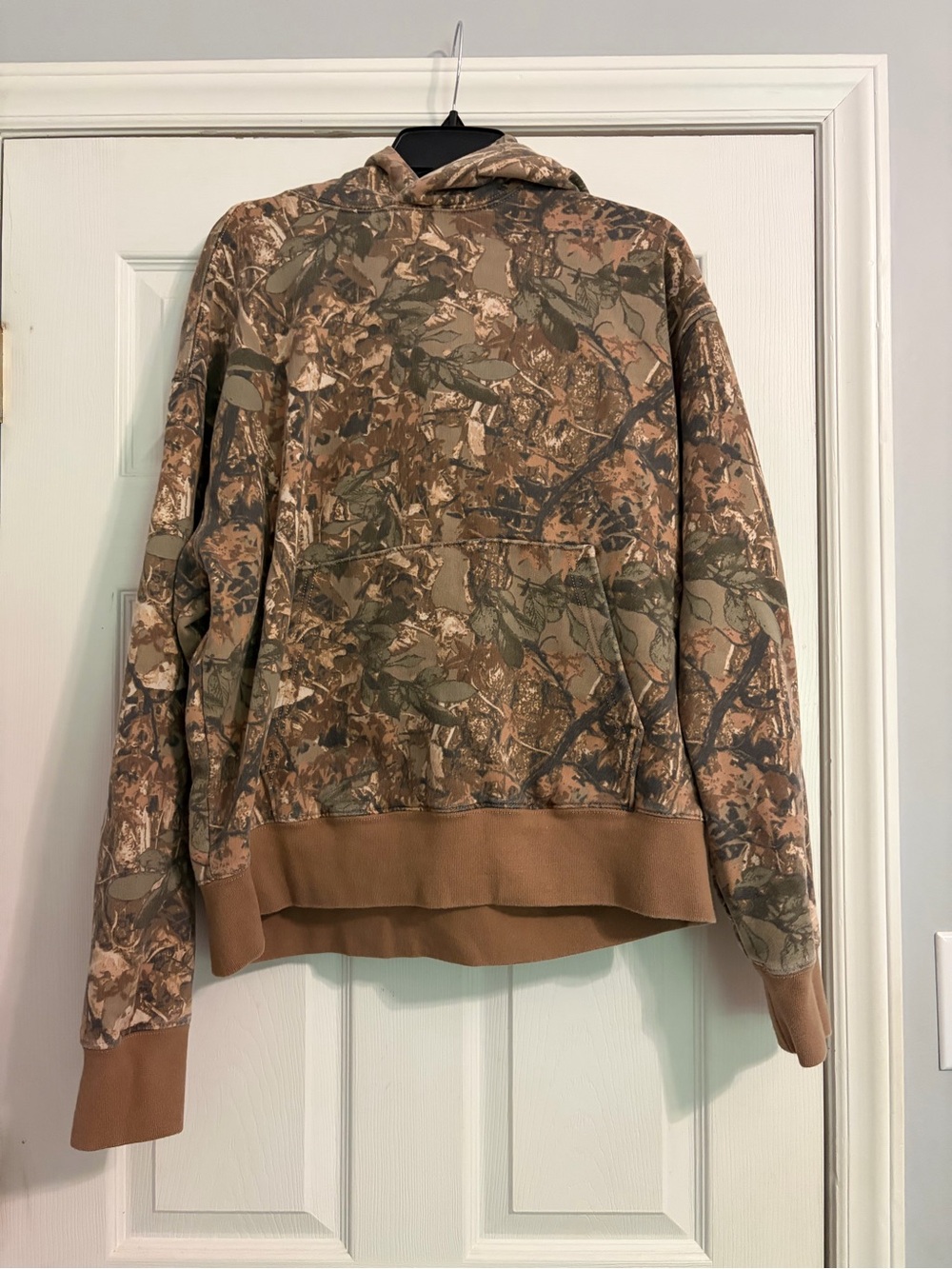 American Eagle Camo Hooded Pullover - Brown/Tan